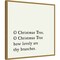 O Christmas Tree by Amanti Art Portfolio 22-in. W x 22-in. H. Canvas Wall Art Print Framed in Gold